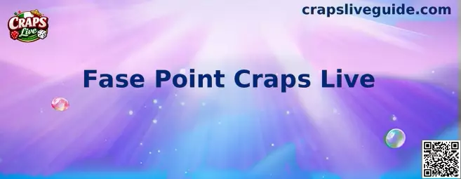 Fase Point Craps Live en mesa de juego